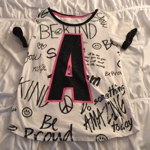 Girls sparkly T-shirt